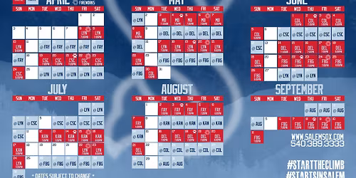 Columbia Fireflies vs. Salem Red Sox