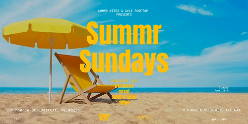 Summr Sundays at Avli Rooftop Detroit