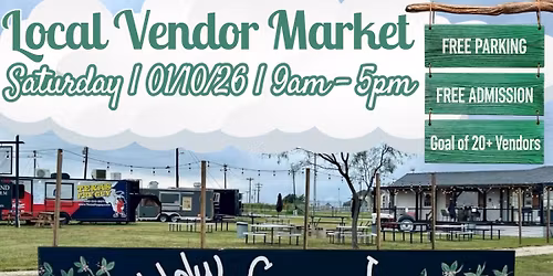 Local Vendor Market 01\/10\/26