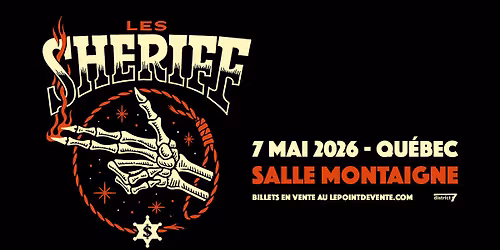 Les Sheriff \/\/ Jeudi 7 mai 2026 \/\/ Salle Montaigne