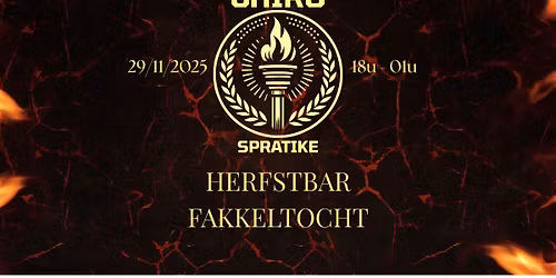 Herfstbar met fakkeltocht