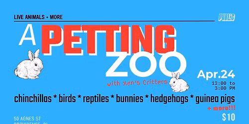 A Petting Zoo pop-up