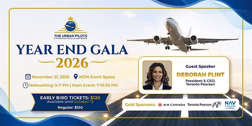 Urban Pilots & Professionals Network Year End 2026 Gala