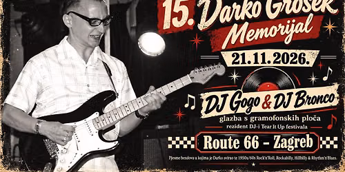 15. Darko Gro\u0161ek memorijal