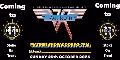 VAN ROTH ! live at Eleven Stoke