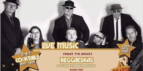 Live Music: REGGAESKAS \/\/ Annabel\u2019s Cabaret &amp; Discotheque