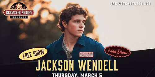 Jackson Wendell @ Brewster Street Icehouse | Corpus Christi, TX