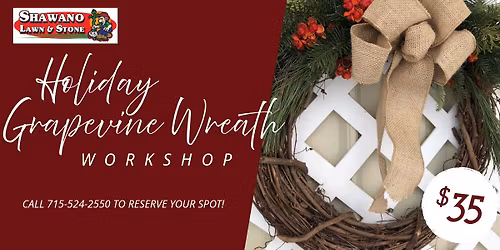 Grapevine Winter Wreath