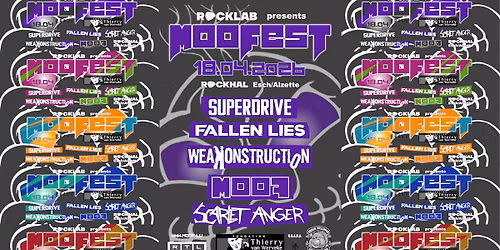 MOOFEST: Scarlet Anger, Moof, Weakonstruction, Fallen Lies, Superdrive 