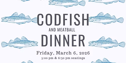 Codfish and Meatball Dinner