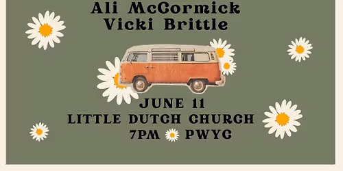 Ali McCormick & Vicki Brittle in Halifax - Thursday, June 11th, 2026