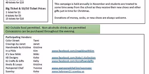 November charity auction