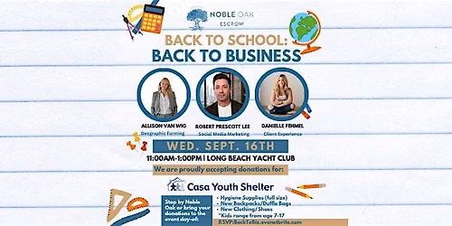 Back To School: Back To Business Panel