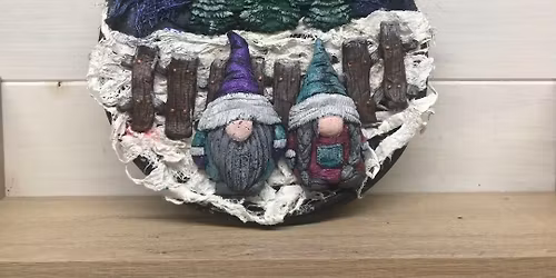 Powertex Workshop - Christmas Themed Plaque