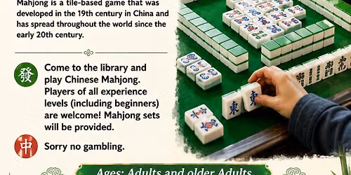 Learn to Play Mahjong (Adults and Older Adults)