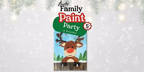 Family Paint Party at BrentArt (Ages 5+)