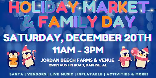 2nd Ahnual HOLIDAY MARKET & FAMILY DAY