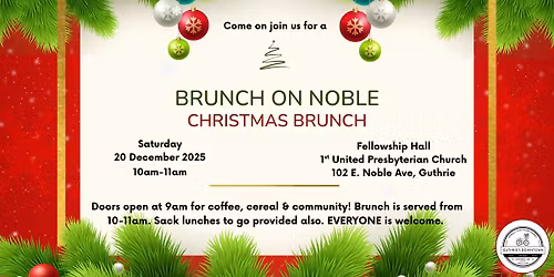 Brunch on Noble Christmas Meal