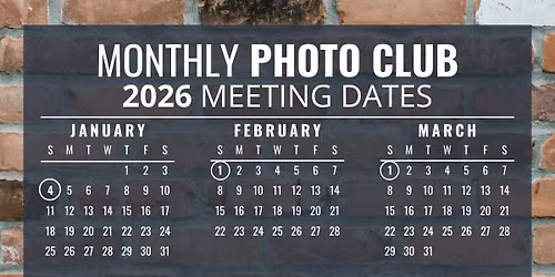 Monthly Photo Club @ Light & Lens Studios