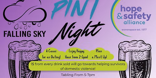 Falling Sky Pint Night Fundraiser