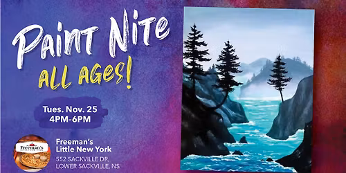 ALL AGES Paint Nite -  Misty Cove