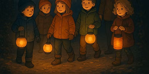 Lygtevandring i skoven, for for\u00e6ldre med b\u00f8rn i b\u00f8rnehaven