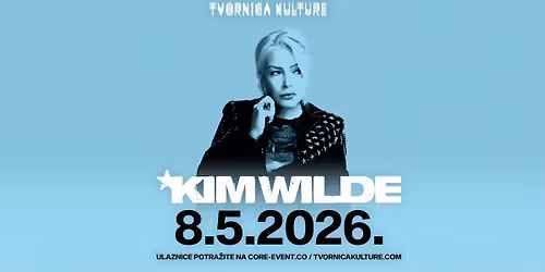 KIM WILDE \/ 08.05.2026. \/ Tvornica kulture