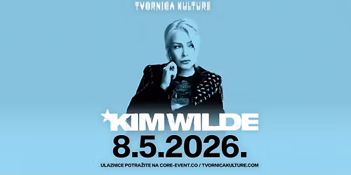 KIM WILDE \/ 08.05.2026. \/ Tvornica kulture