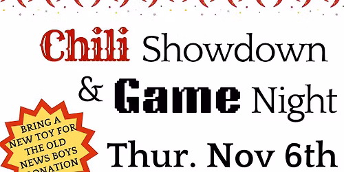 Chlli Showdown and Game Night