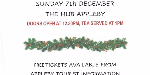 Age concern free afternoon tea for the over 80s