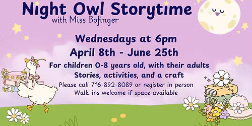 Night Owl Storytime with Miss Bofinger