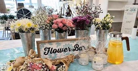 A toast to Mom: Flowers, Candles and Mimosas!