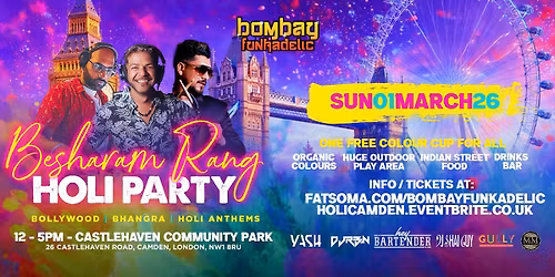 Besharam Rang Holi Party - Camden