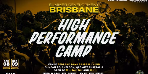 Summer Development High Performance Camp: Brisbane
