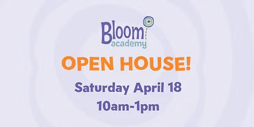 Bloom Academy Cedarwood Open House \ud83c\udf88Vice Tea, Face Painting & School Tours
