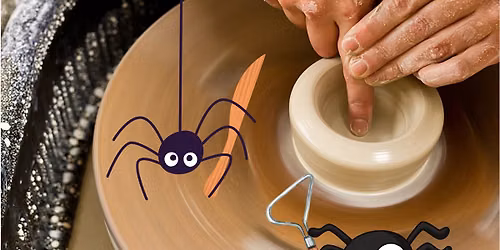 " Spooky" Sip n\u2019 Spin Wheel Throwing Class with Kevin!