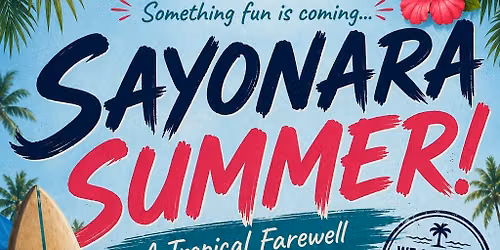 Merritt Park Market - SAYONARA SUMMER!