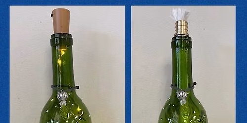 Dragonfly Bottle (Choose Light-up or Tiki Torch) Paint & Sip Event! 