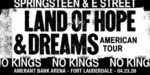 Bruce Springsteen & The E Street Band - Land of Hope & Dreams Tour