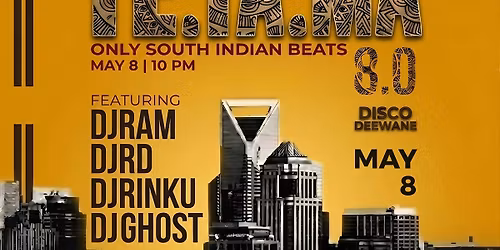 Te.Ta.Ma 8.0 CHARLOTTE  FIRST SOUTH INDIAN NIGHT