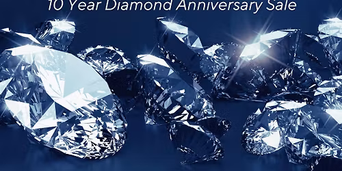 SJ Custom Jewelers 10 Year Diamond Anniversary Sale