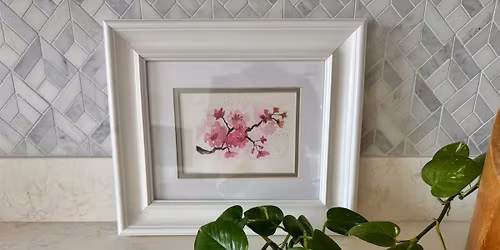 Watercolor Cherry Blossoms with JennyBHawaii - Market City