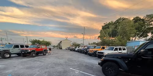 Cars and coffe Jeep row