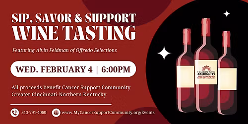 Sip, Savor & Support: A Wine Tasting Fundraiser