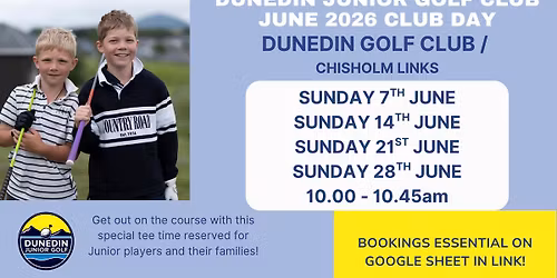 Dunedin Junior Golf Club Day