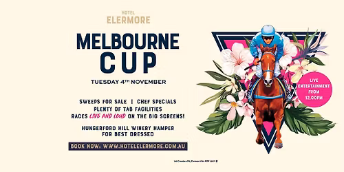 Melbourne Cup at Hotel Elermore \ud83c\udfc7\ud83e\udd42