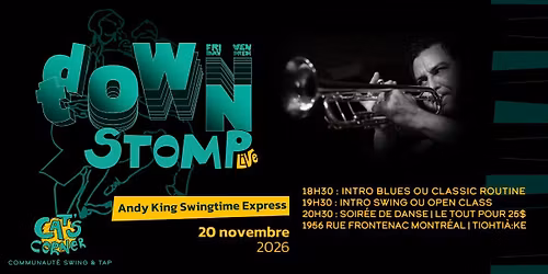 Downtown Stomp - musique live avec Andy King