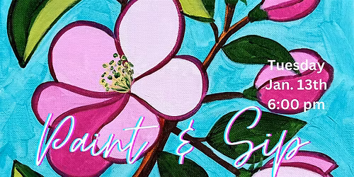 Pink Blooms Paint Party