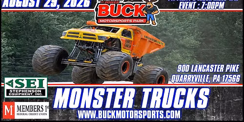Monster Truck Back to School Bash presented by Stephenson Equipment & Members 1st FCU