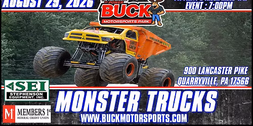 Monster Truck Back to School Bash presented by Stephenson Equipment & Members 1st FCU
